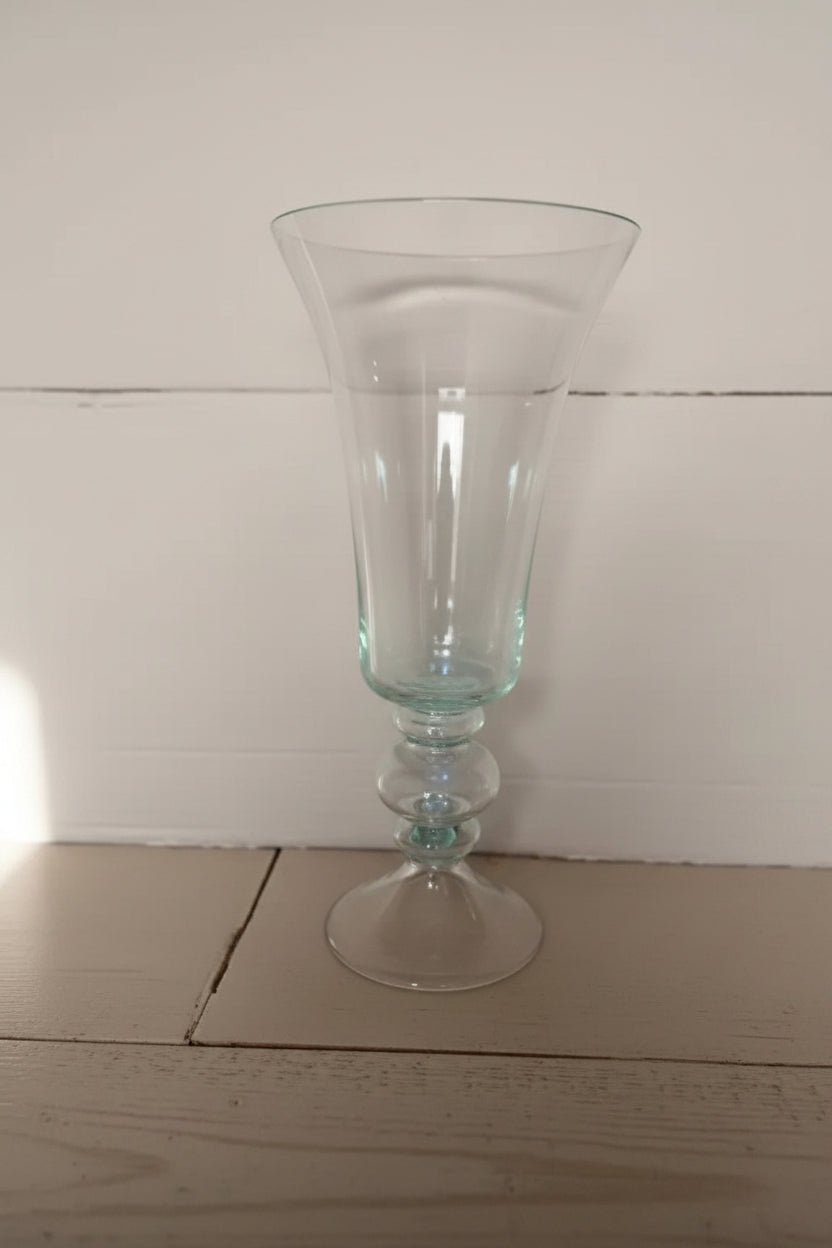 Pre Order 22" Glass Trumpet Vase