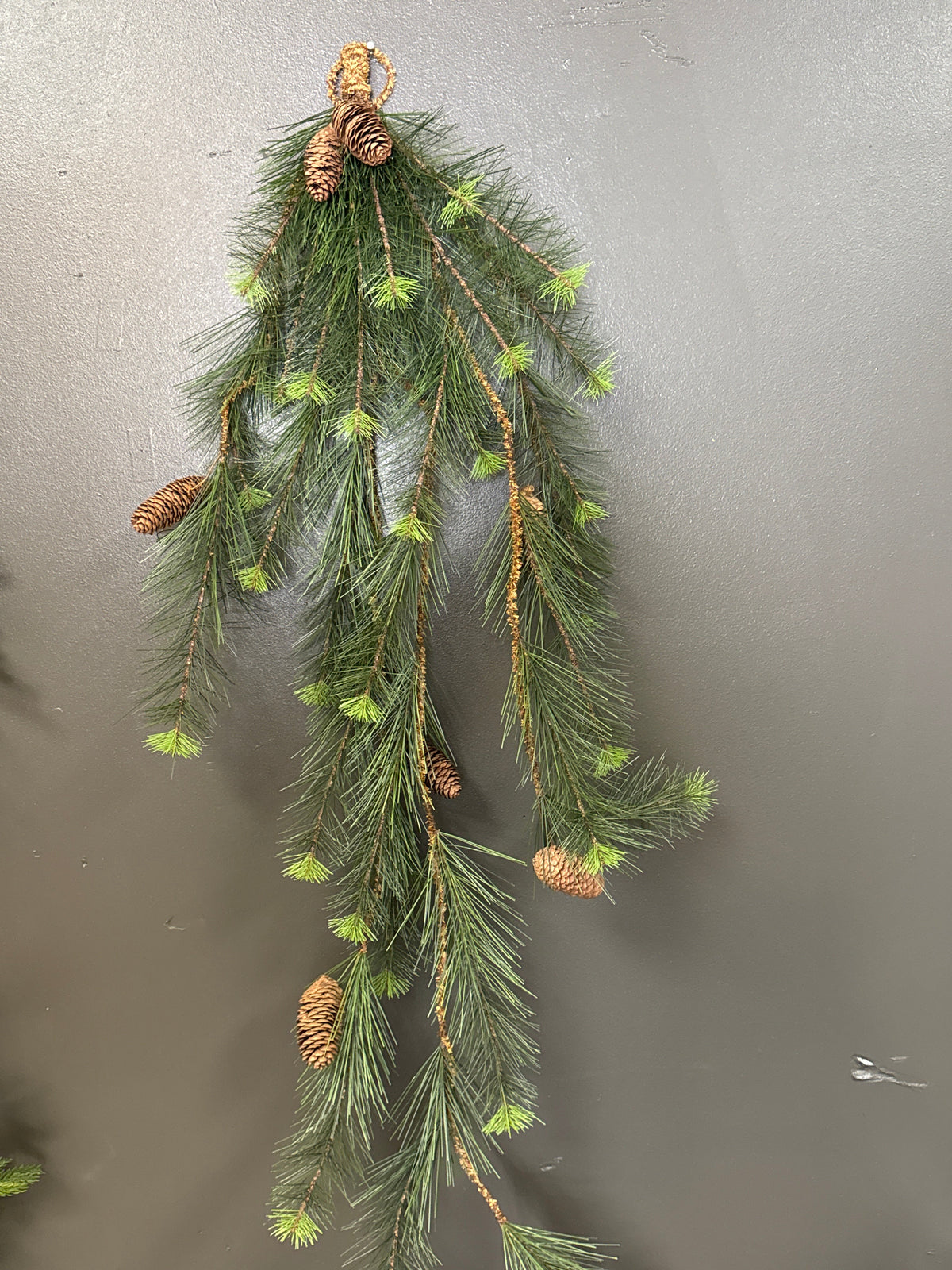 48"L New Growth Pine Teardrop