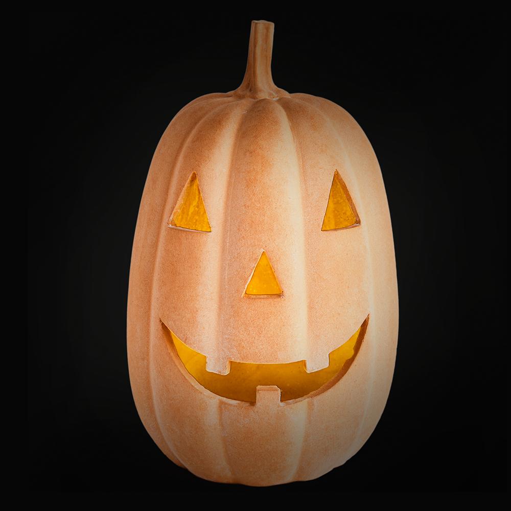 11" Battery Operated Jack-O-Lantern With Light