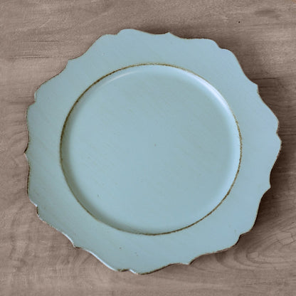 Decorative Charger Plate — Table Setting Underplate for Tablescape, 5 Style Options