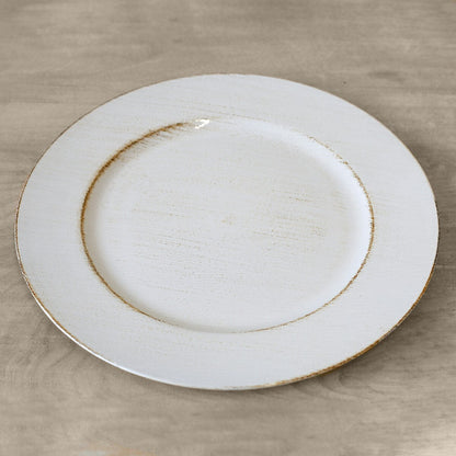 Decorative Charger Plate — Table Setting Underplate for Tablescape, 5 Style Options