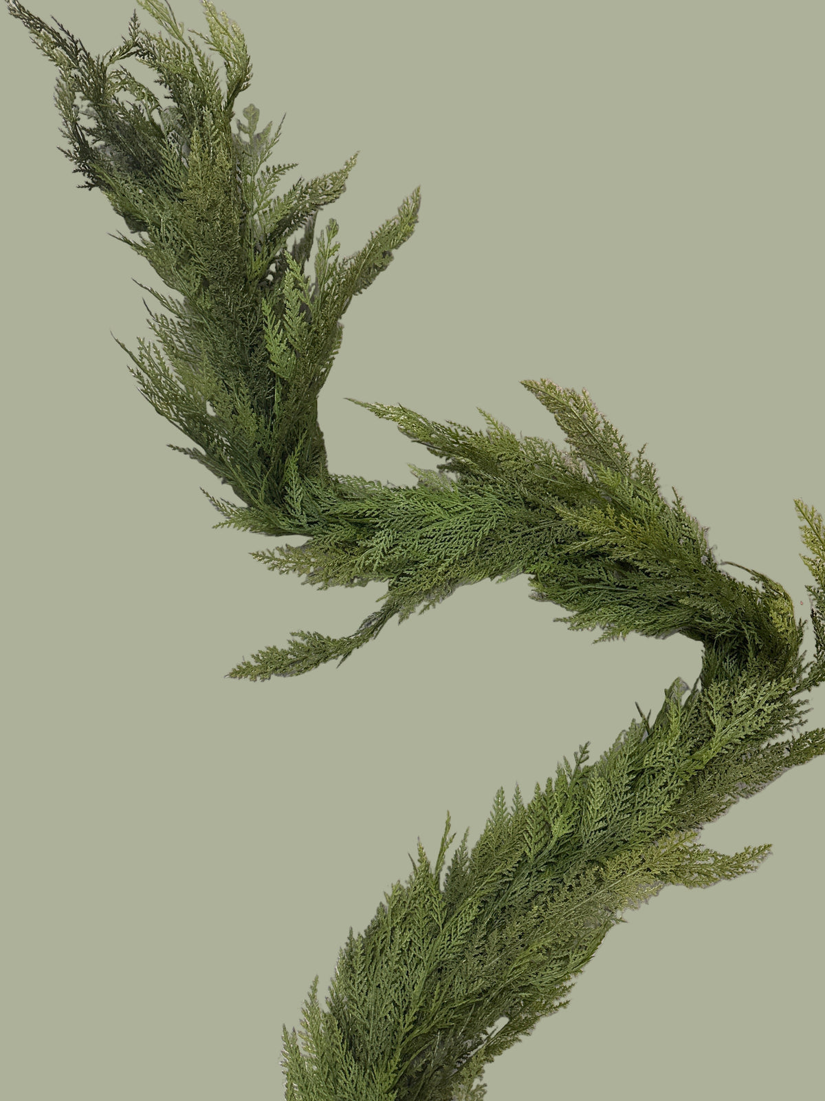 6' Real Touch UV Protected Cedar Garland