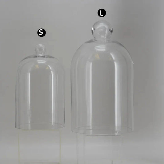 Glass Cloche Bell Jar, 2 Size Options
