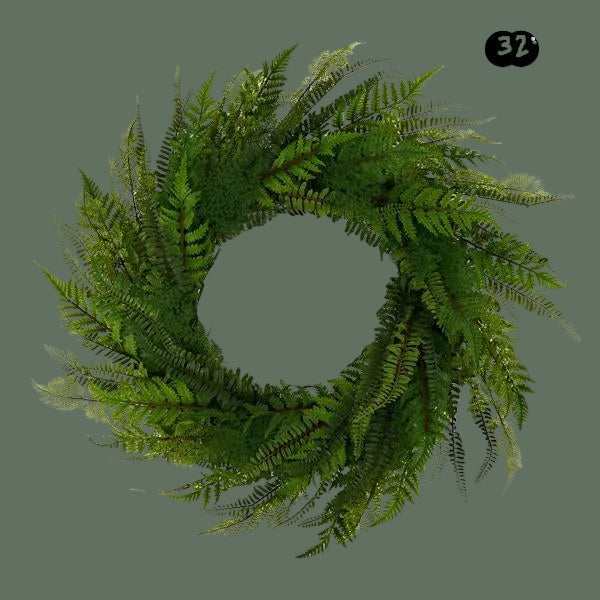 32" Layered Fern Wreath