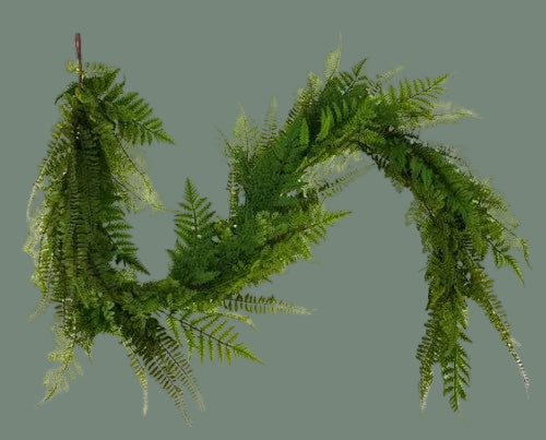 6'L Fern Garland
