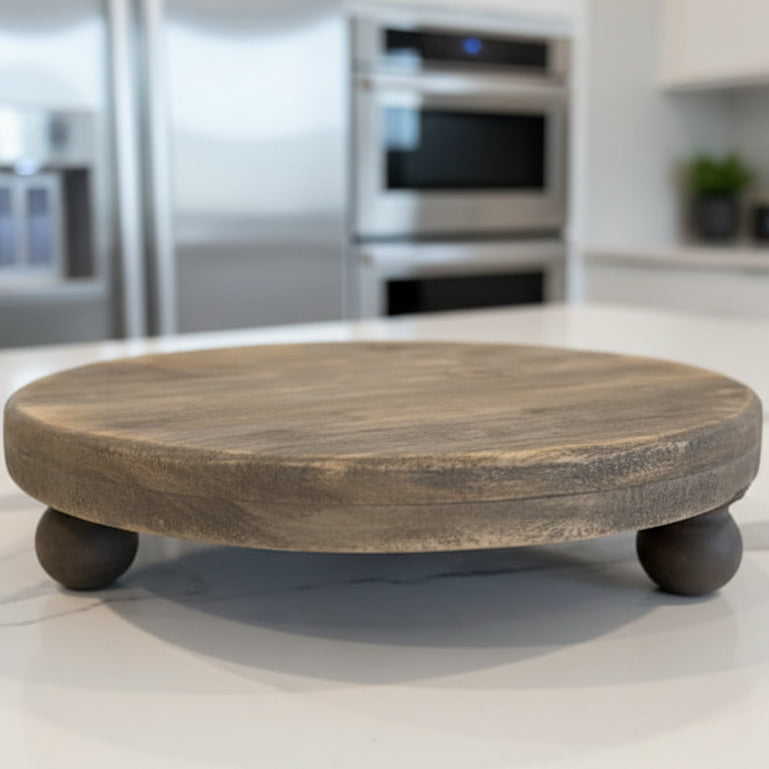Wood Riser with Feet, 2 Size Options