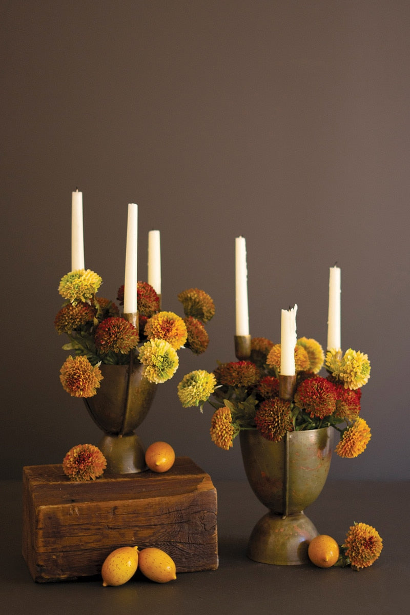 Candelabras w/ Planters- Size Options