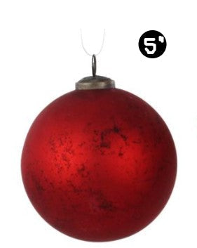 Matte Wine Rustic Ornament, 2 Size and Shape Options