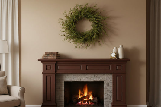 Alpine Pinecone Wreath 45" D