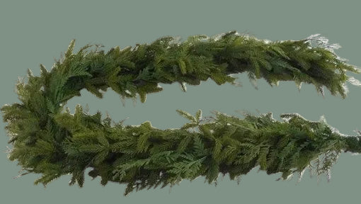 6'L UV Protected Spruce & Cypress Garland