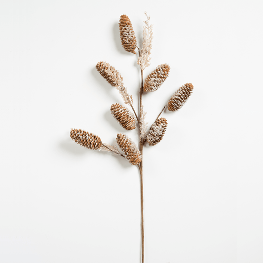 Brown Leafy Botanical Pick