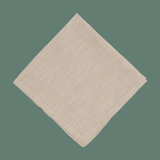 Tan Hemstitch Woven Napkin