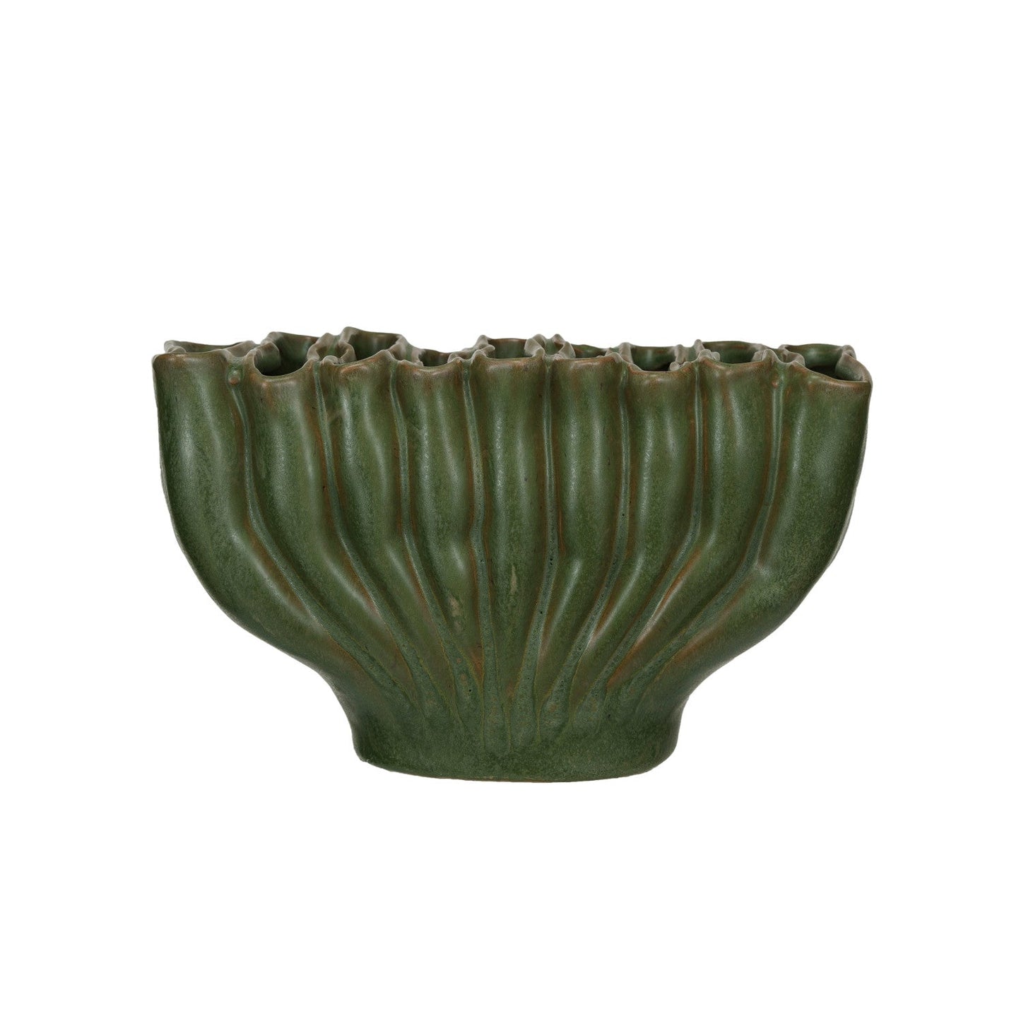 Stoneware Sculptural Vase with 9 Sections