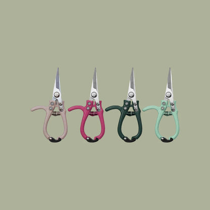 Carbon Steel Garden Pruning Shears w/ Enameled Handle
