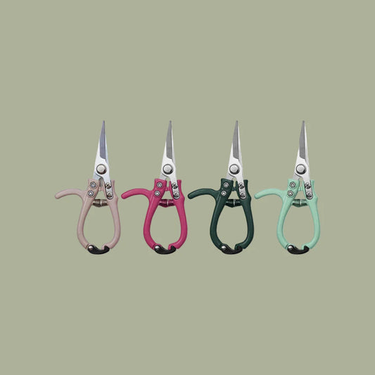 Carbon Steel Garden Pruning Shears w/ Enameled Handle