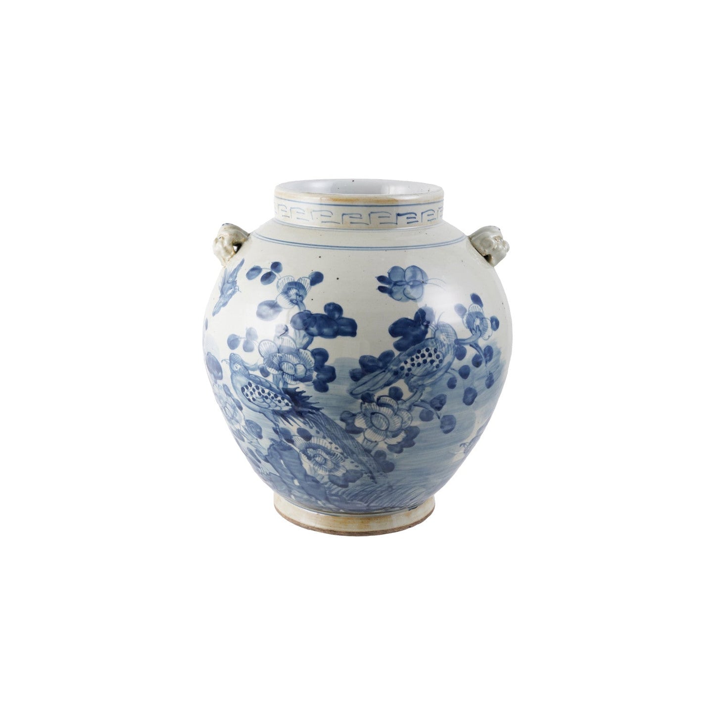 Vintage Reproduction Cachepot w/ Floral Pattern
