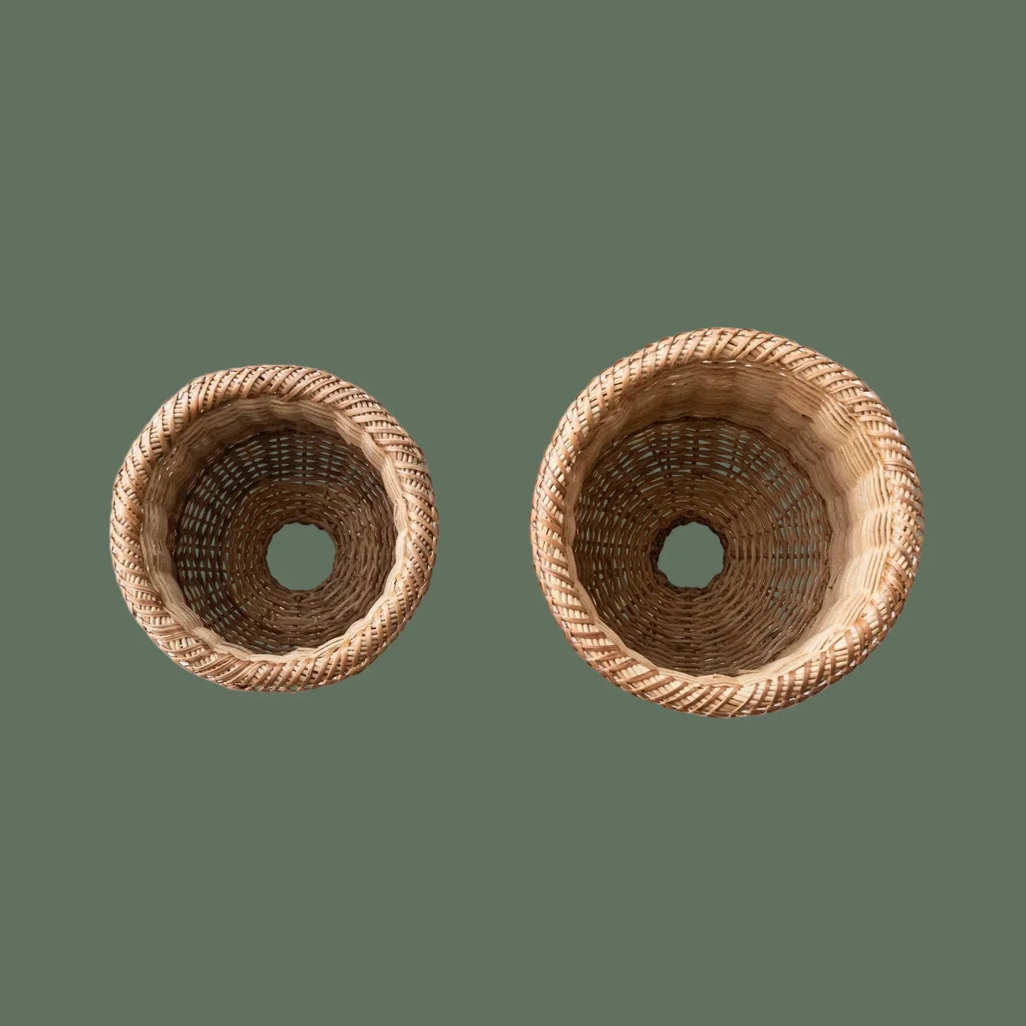 Natural Rattan Urn, 2 Size Options
