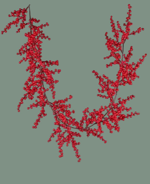 58"L Mini Berry Twig Garland