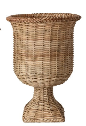 Natural Rattan Urn, 2 Size Options