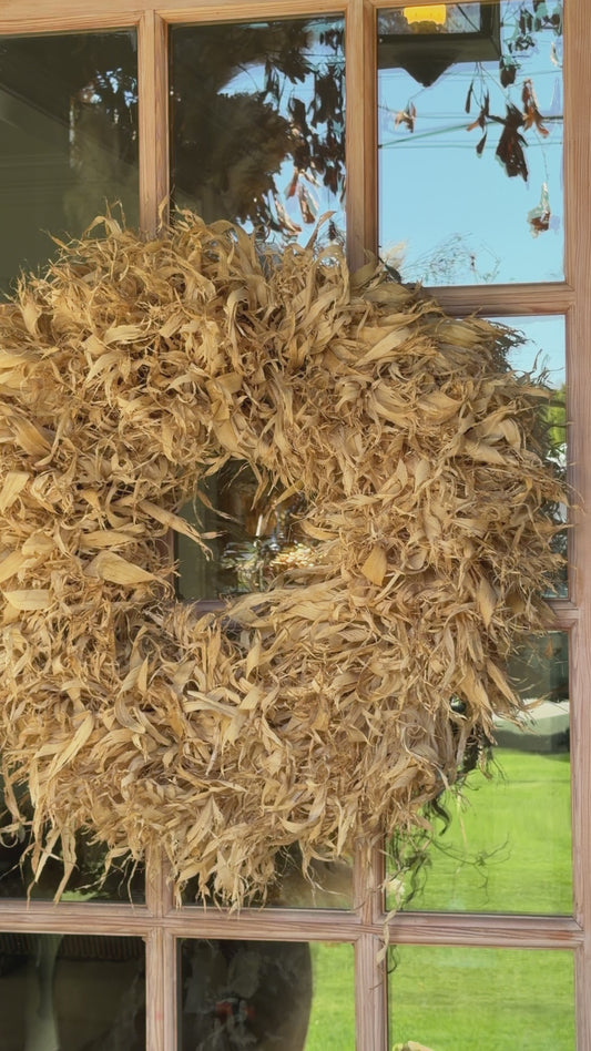Corn Shuck Wreath