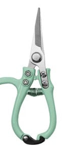 Carbon Steel Garden Pruning Shears w/ Enameled Handle