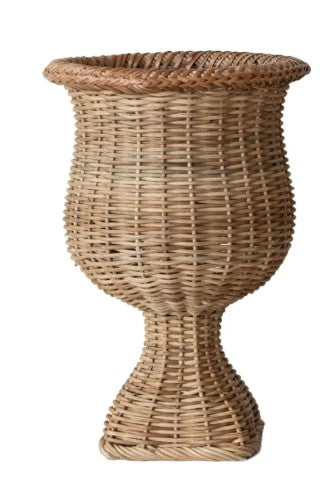 Natural Rattan Urn, 2 Size Options