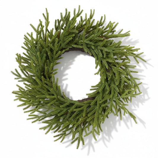 42" Skinny Norfolk Pine Wreath